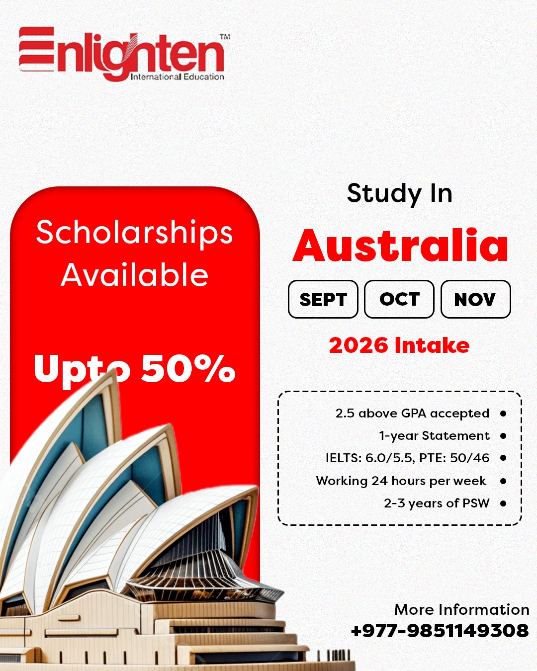 Study in Australia for Enlighten